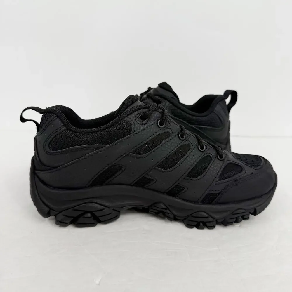 Merrell Moab 3 Tactical Work Sneakers Mens 4 Womens 5.5 Wide Black Leather NIB